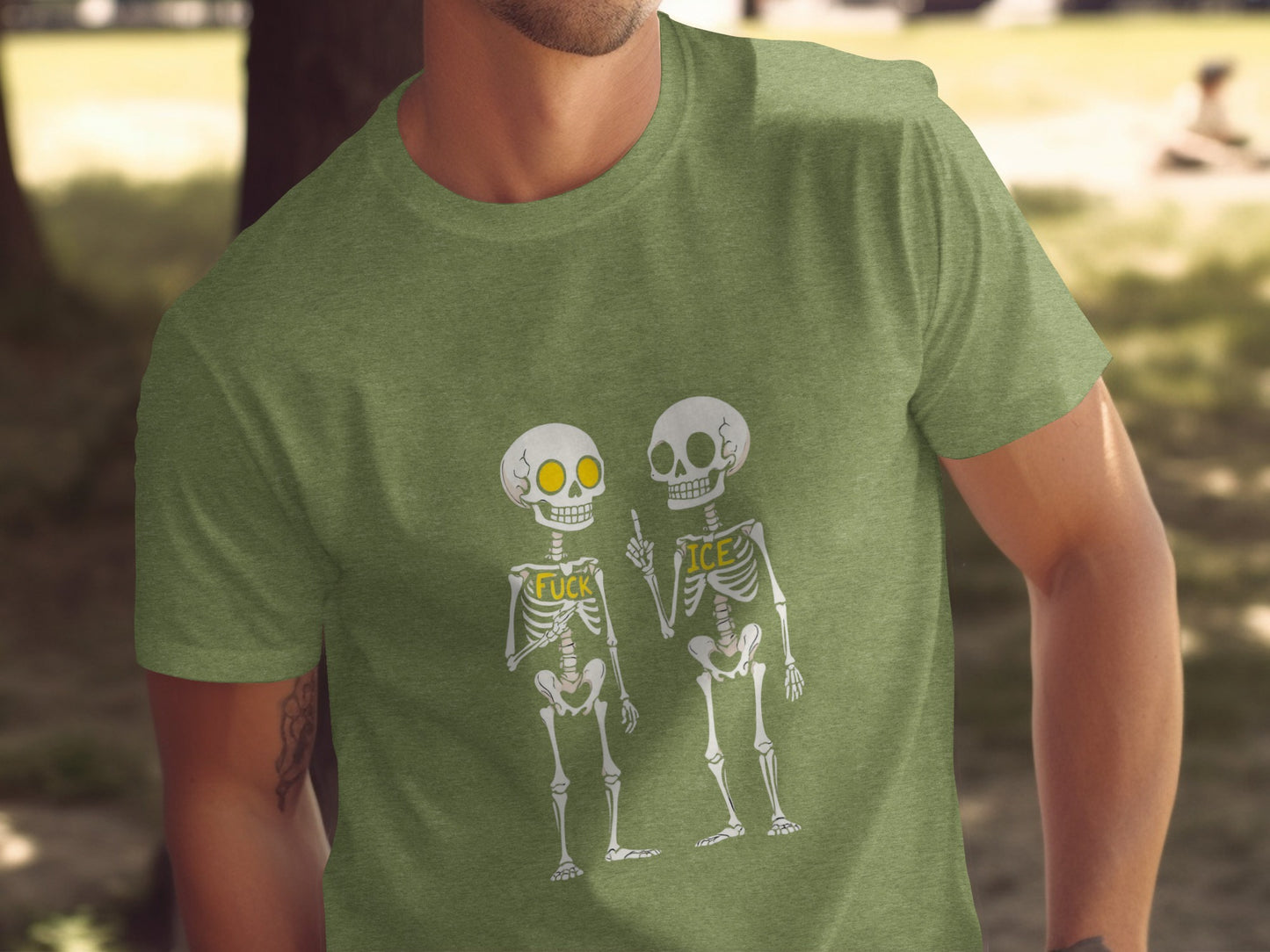 Halloween Anti Trump FDT Chinga Tu Maga Skeleton T-Shirts
