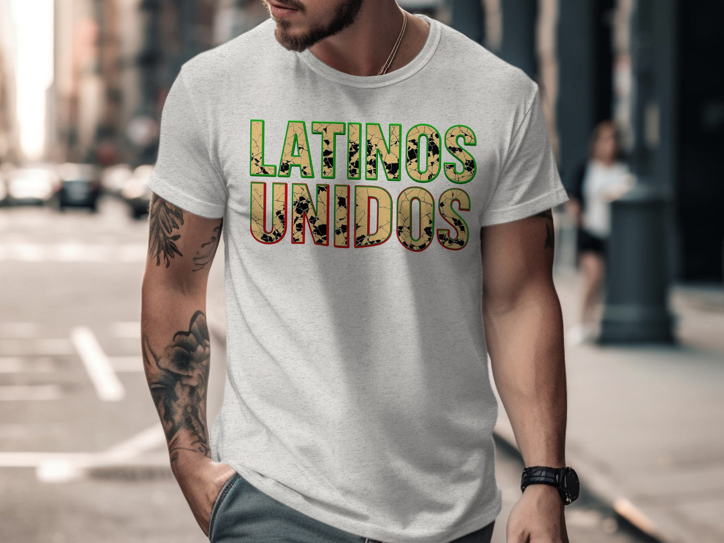 Latinos Unidos T-shirt for streetwear enthusiasts product type