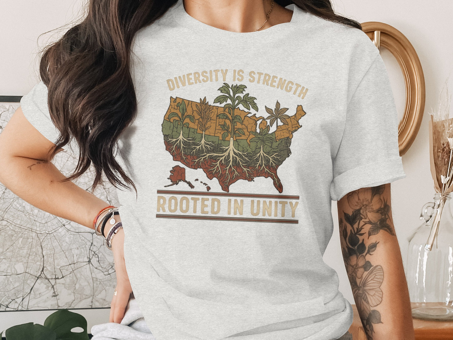 Diversity Is Strength Rooted in Unity Graphic T-Shirt product
