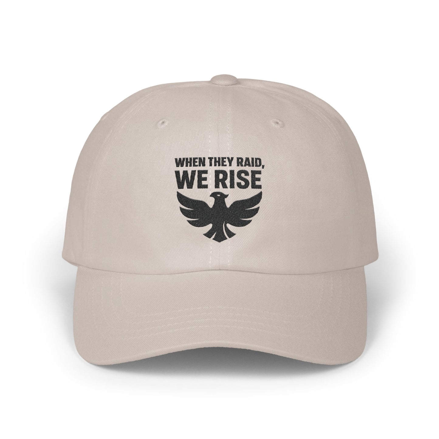 When They Raid We Rise Slogan Baseball Cap product type
