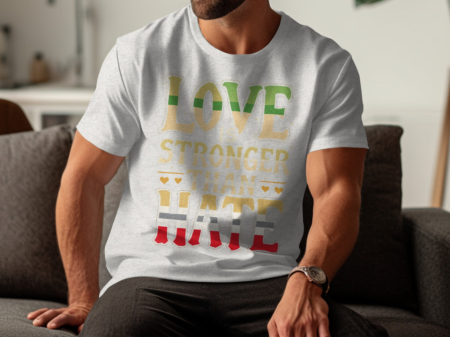 Love Stronger Than Hate Graphic Tee product
