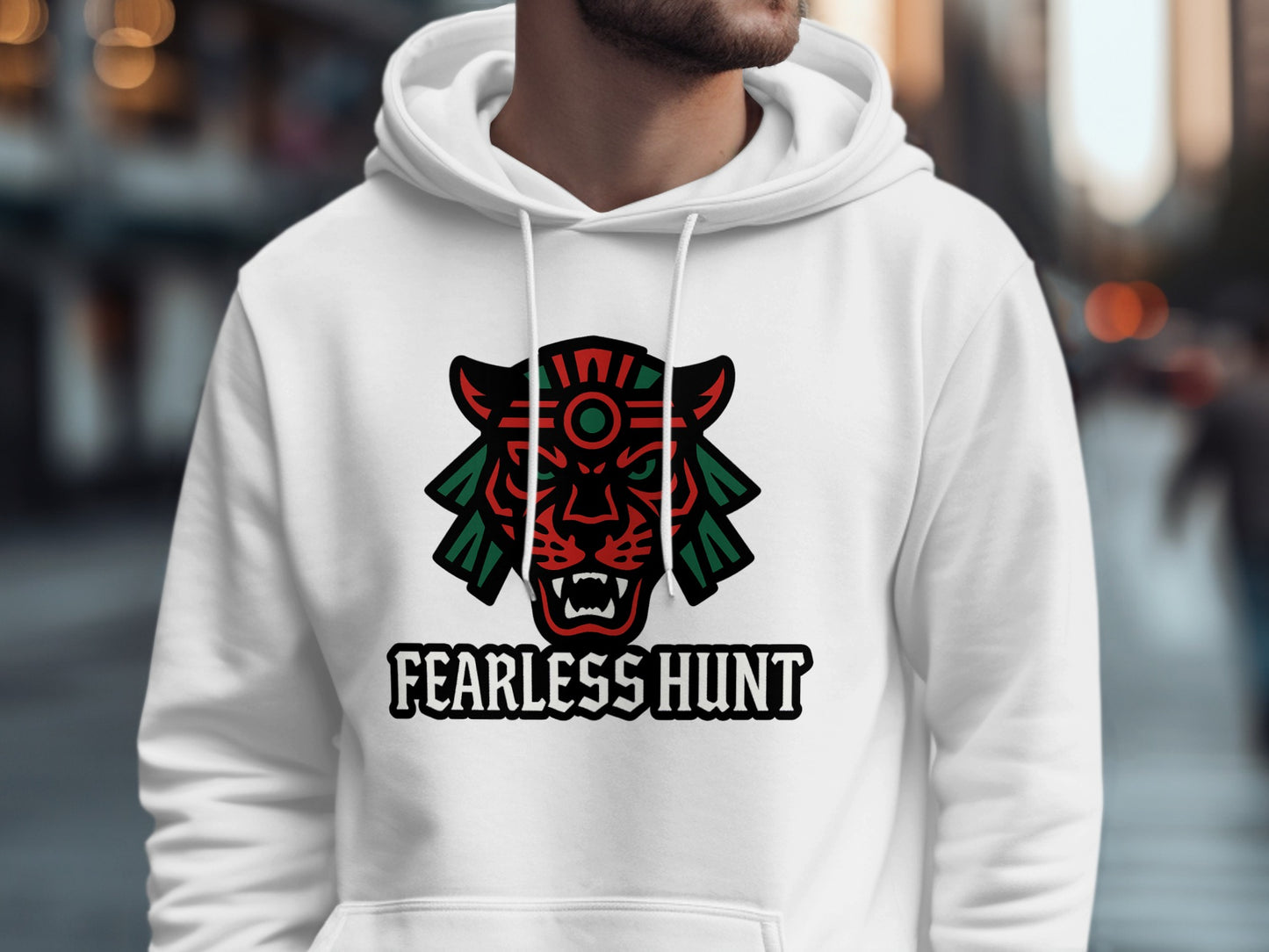 Fearless Hunt Graphic Hoodie Trendy Streetwear product