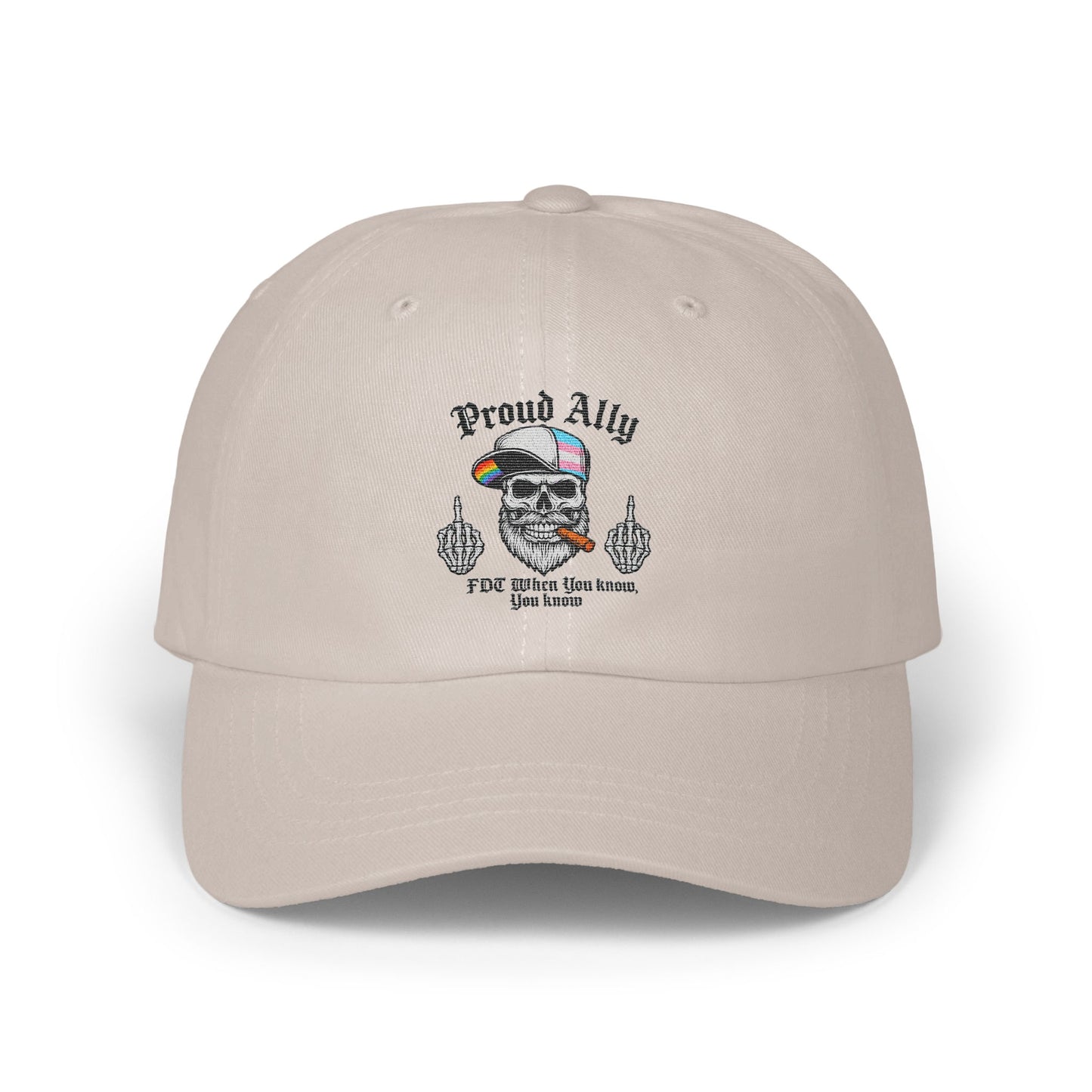 Proud Ally Skull Design Statement Hat product