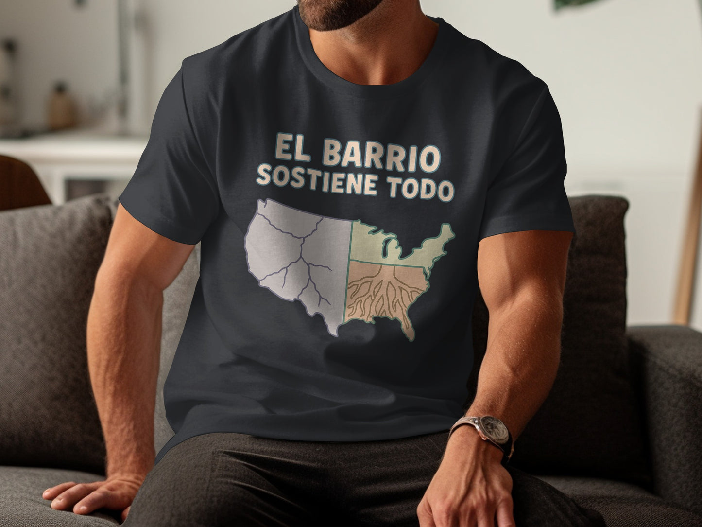 El Barrio Sostiene Todo United States T-shirt product
