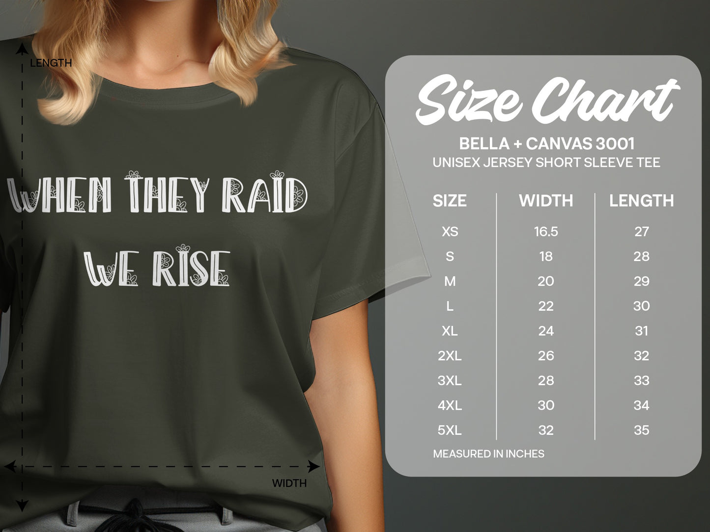 When They Raid We Rise Unisex Jersey Short Sleeve Tee product