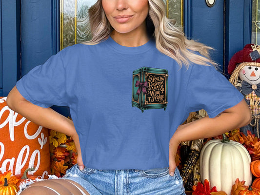 You Deserve A Nap And Wine Funny Graphic T-shirt product