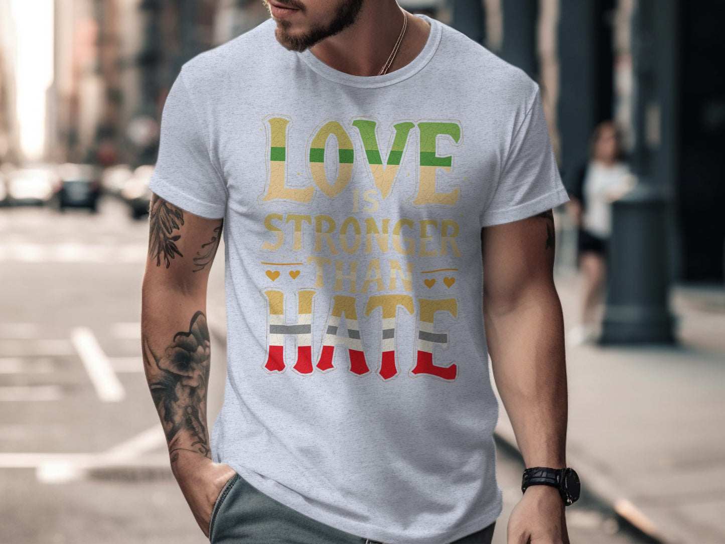 Love Is Stronger Than Hate Graphic T-Shirt product type