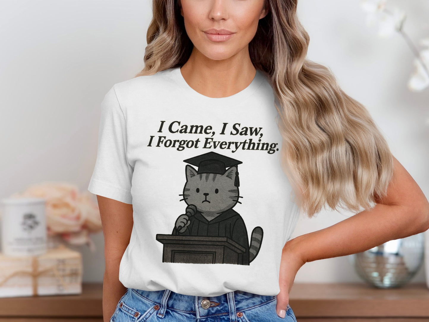 Funny Cat Lawyer I Forgot Everything T-Shirt product
