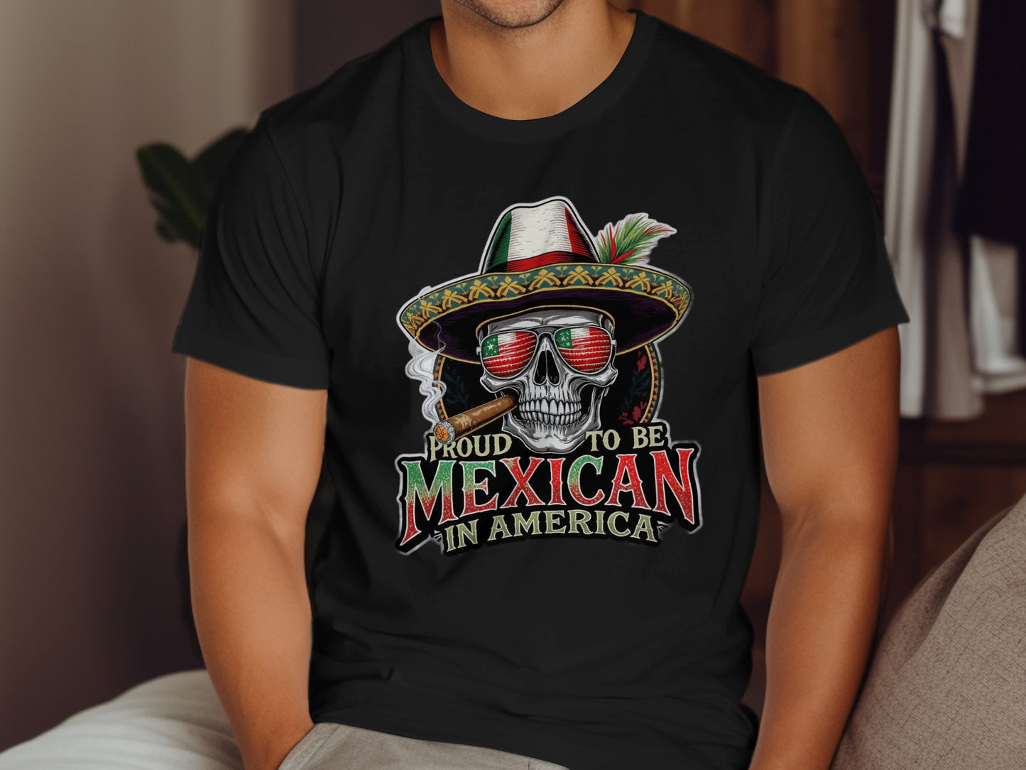 Proud to Be Mexican in America Graphic T-Shirt product