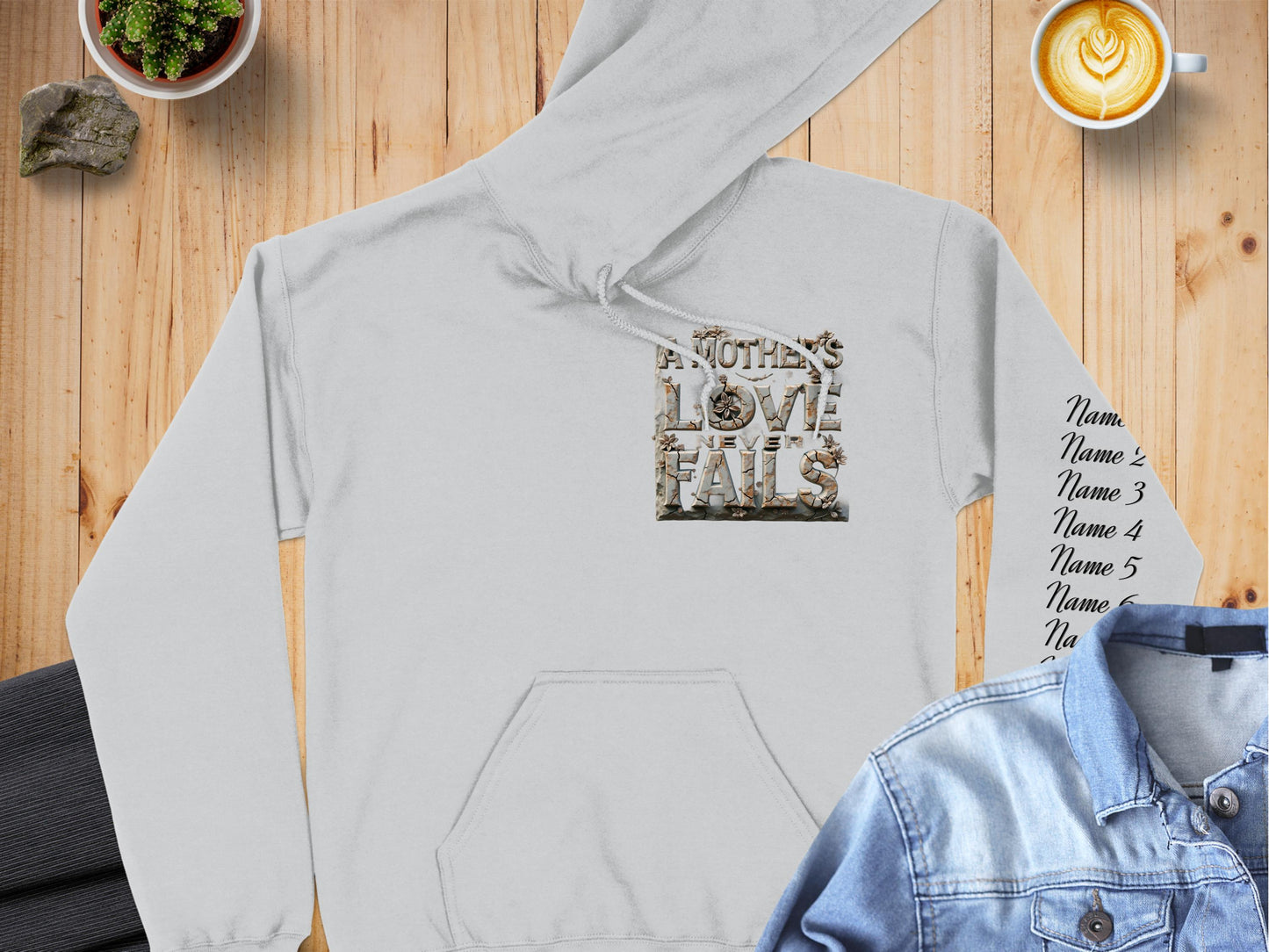 Another Love Falls Feature Print Hoodie product type