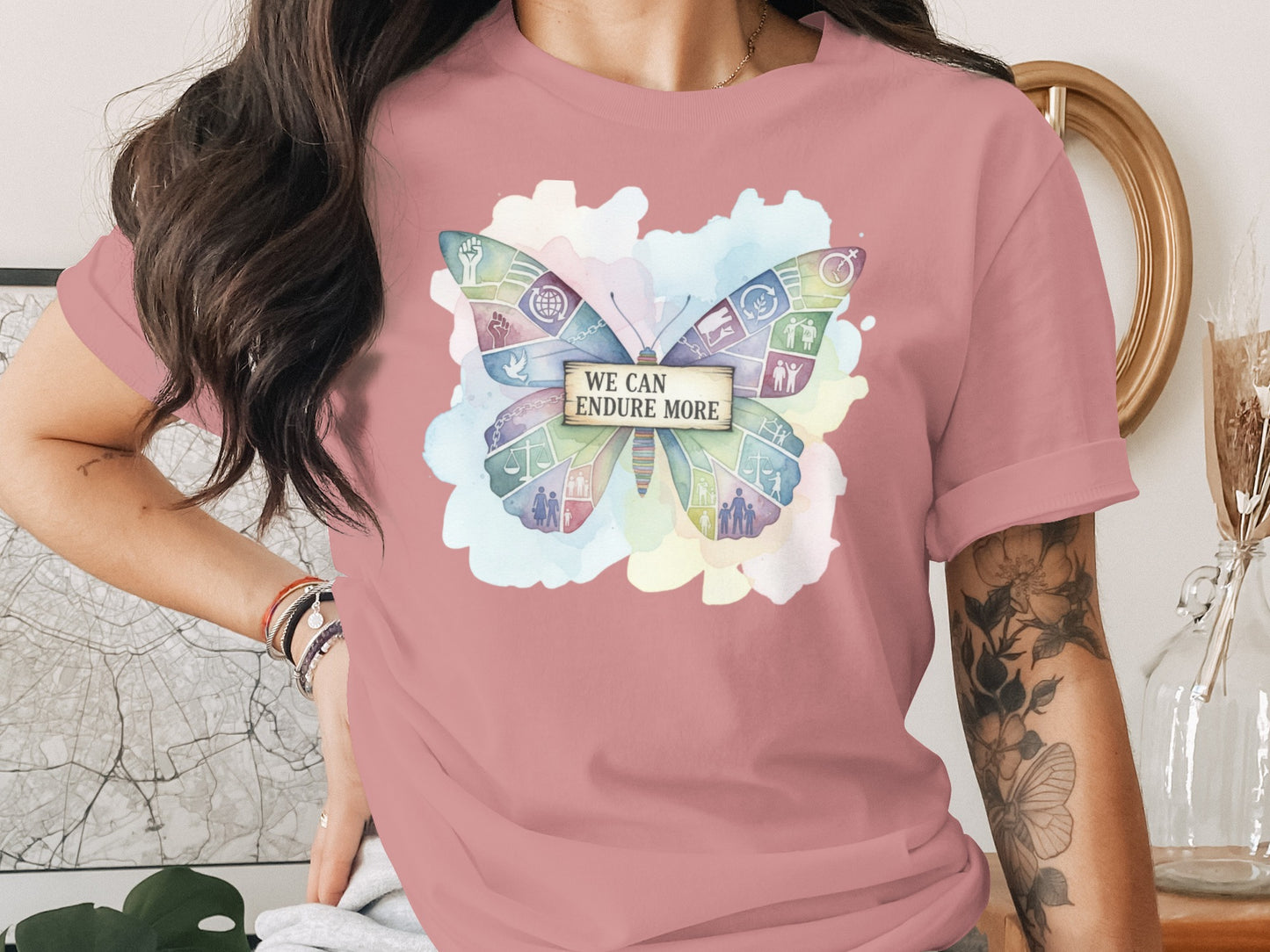Inspiring Butterfly We Can Endure More T shirt product