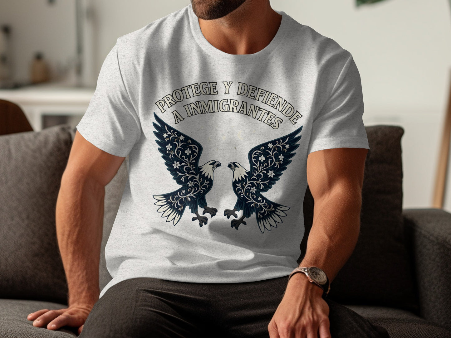 Protege Y Defiende A Inmigrantes Graphic T-Shirt product