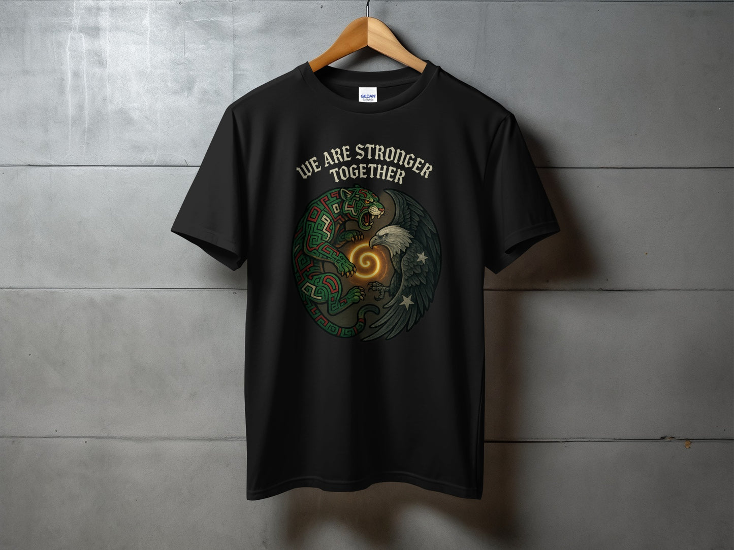 We Are Stronger Together Dragon And Eagle T-shirt