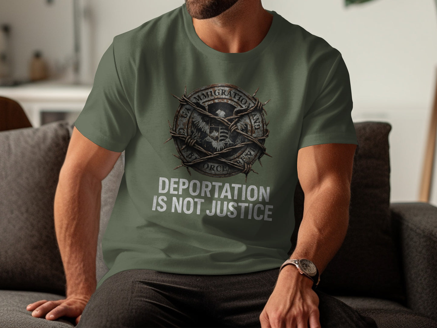 Deportation Is Not Justice Graphic T Shirt product