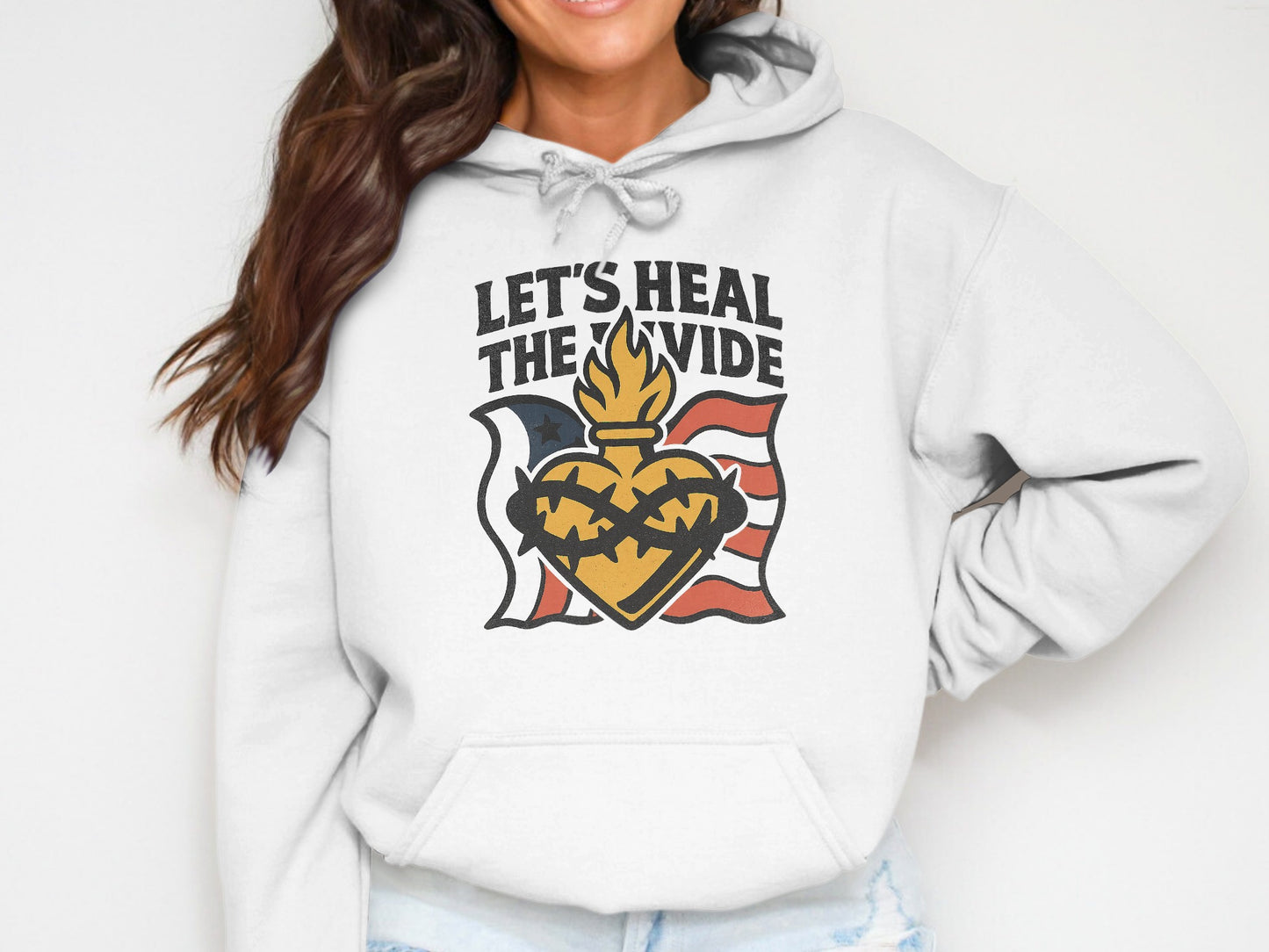 Let's Heal The Divide Graphic Hoodie product