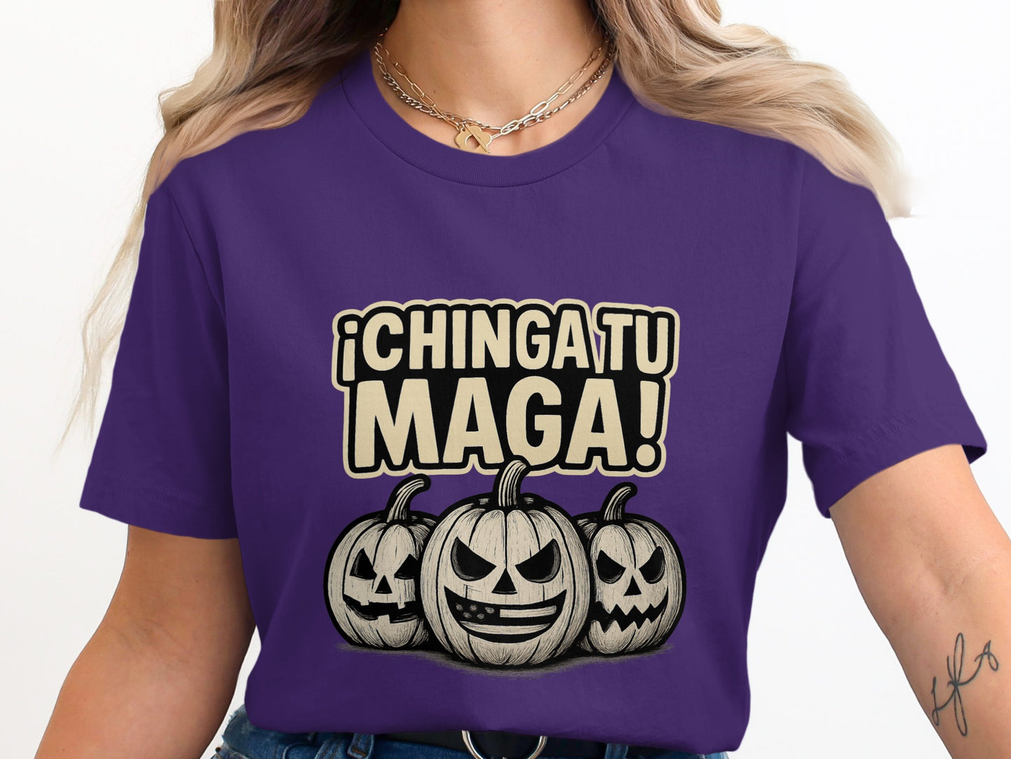 Bold ¡Chinga Tu Maga! Halloween Themed Shirt product type