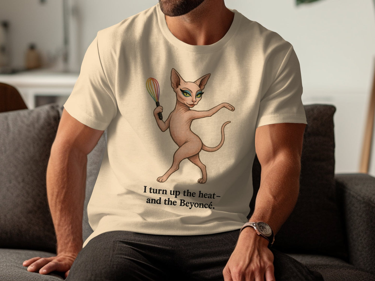 I Turn Up The Heat And The Beyoncé Cat Shirt product
