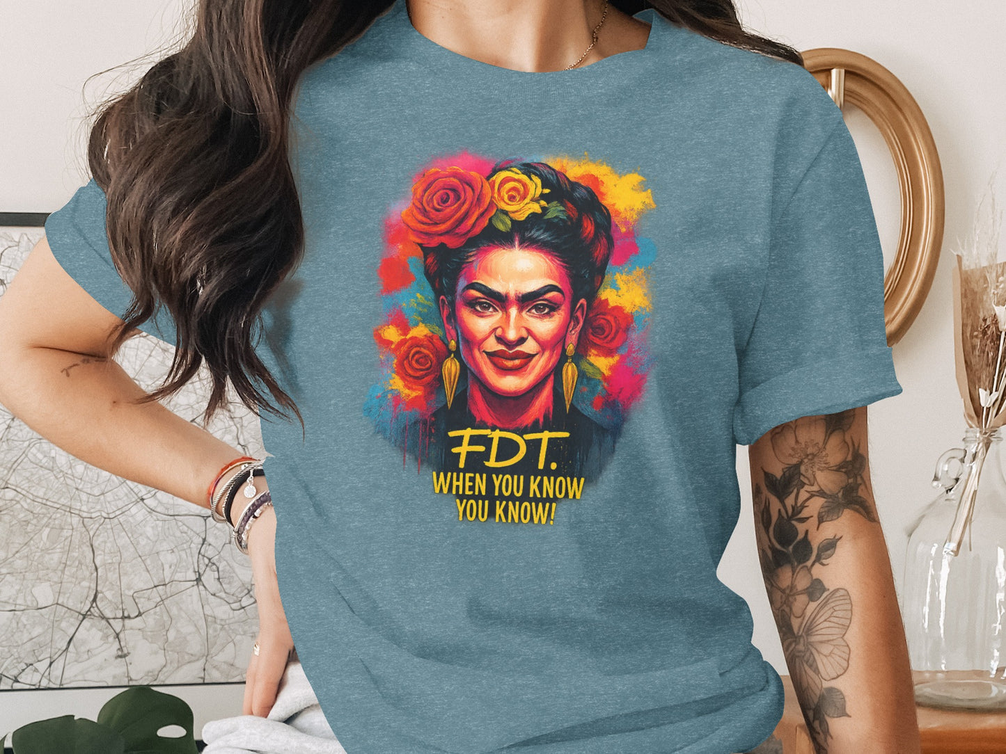 Vibrant Artistic FDT T-Shirt with Unique Design product type