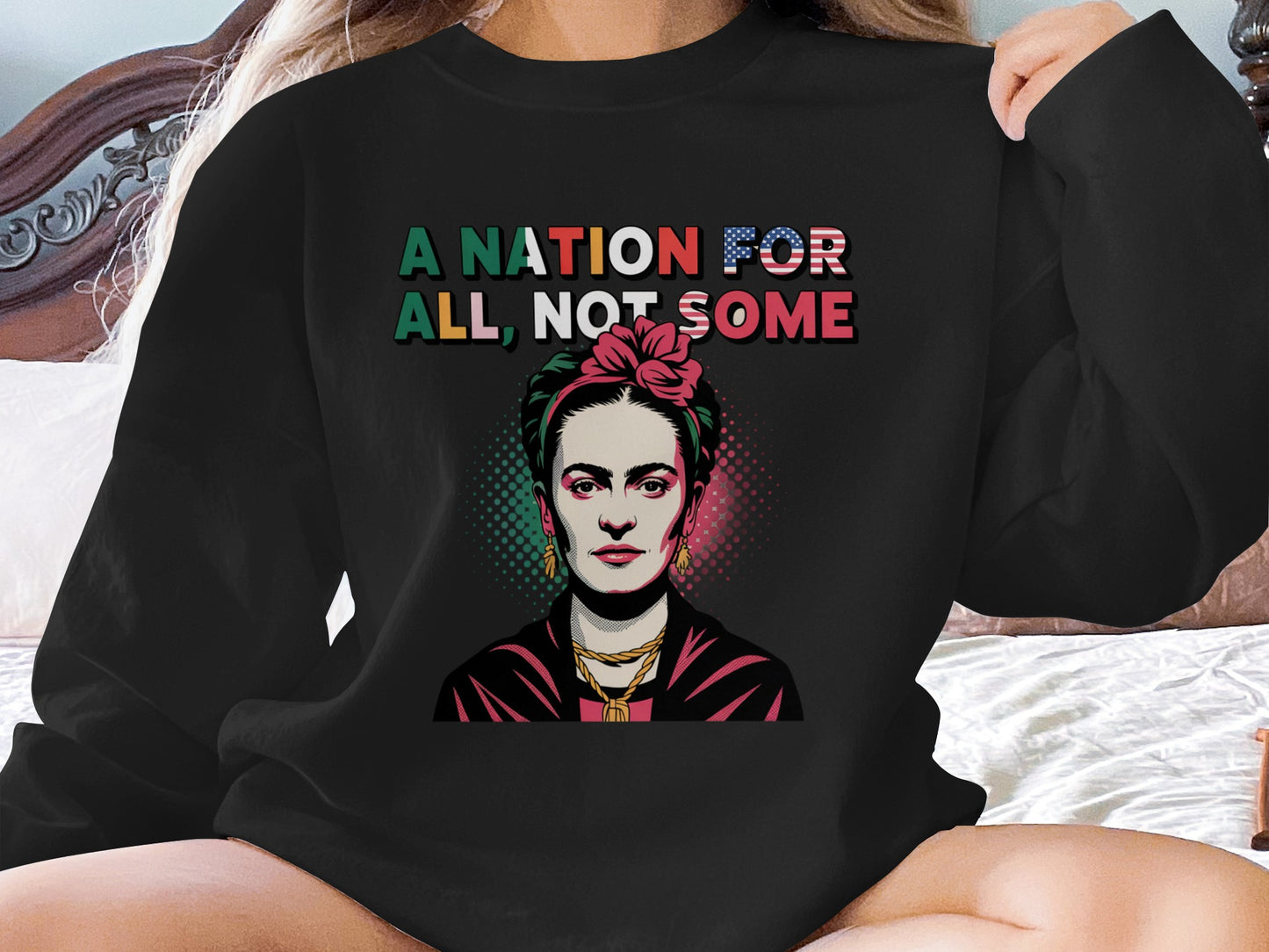 A Nation For All Not Some Female Portrait Sweatshirt Product