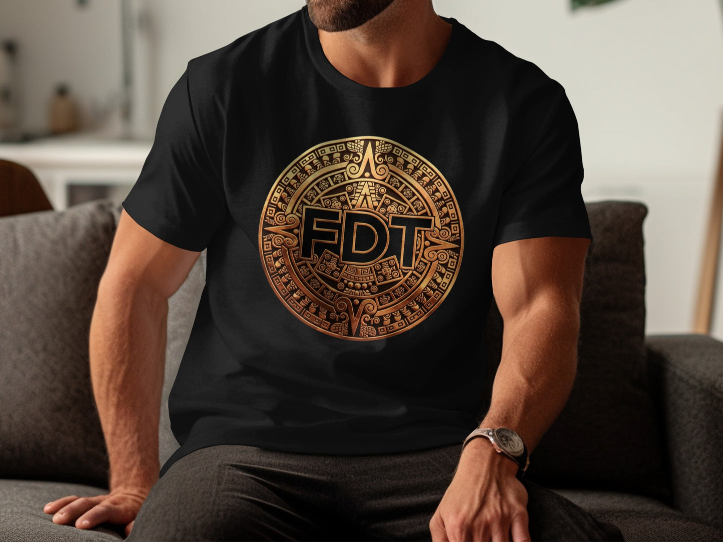 Aztec Gold Design FDT T-Shirt product type