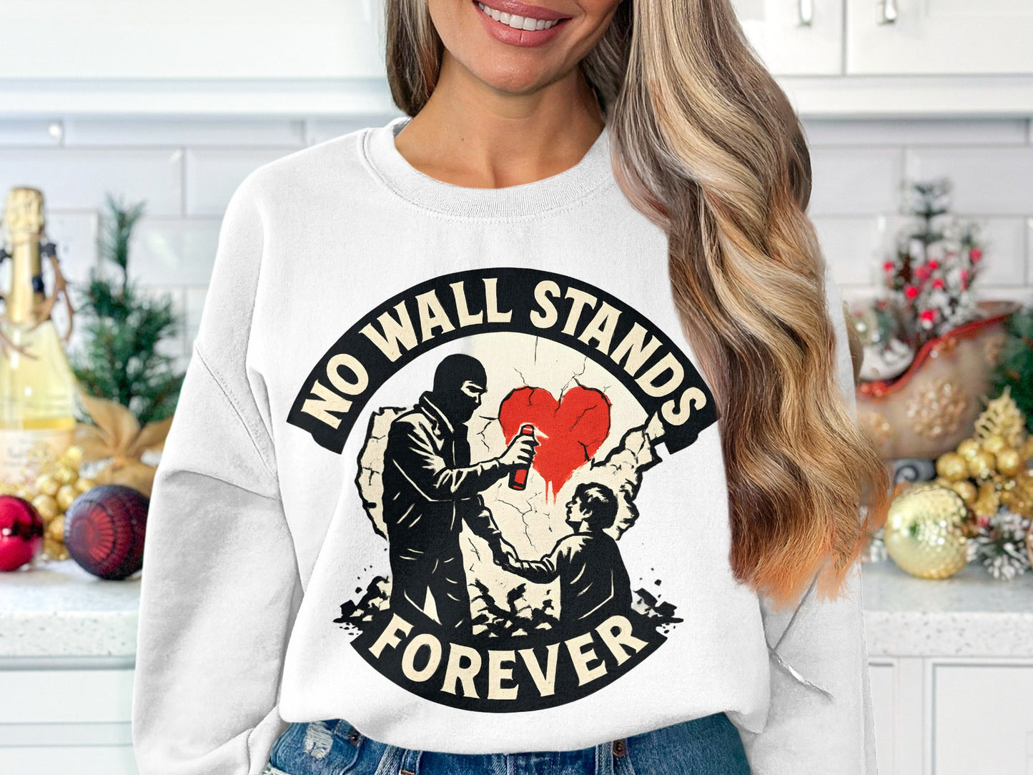 No Wall Stands Forever Graphic Sweatshirt product