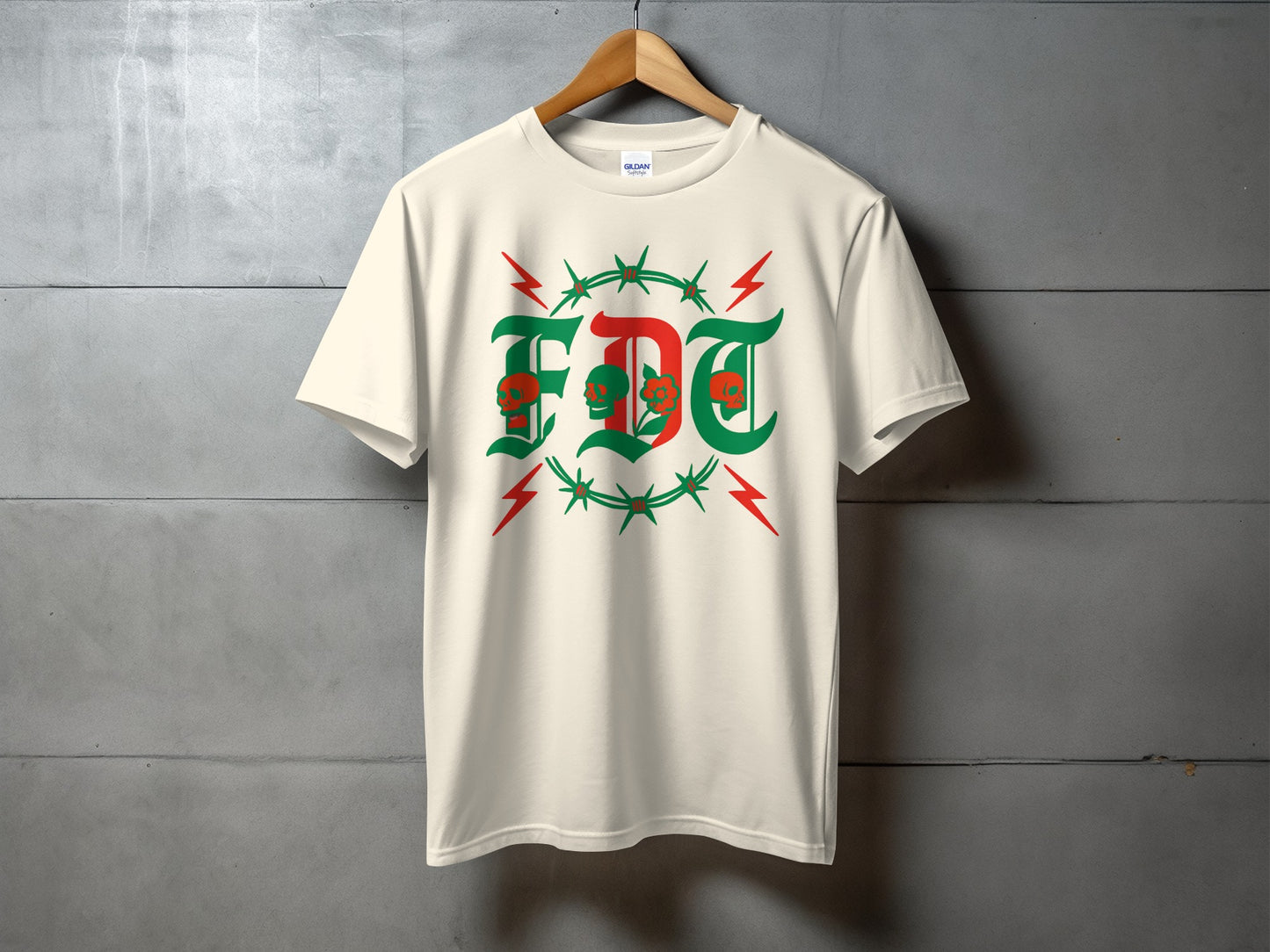 Fashionable Unique Skull Design Graphic Shirt product type
