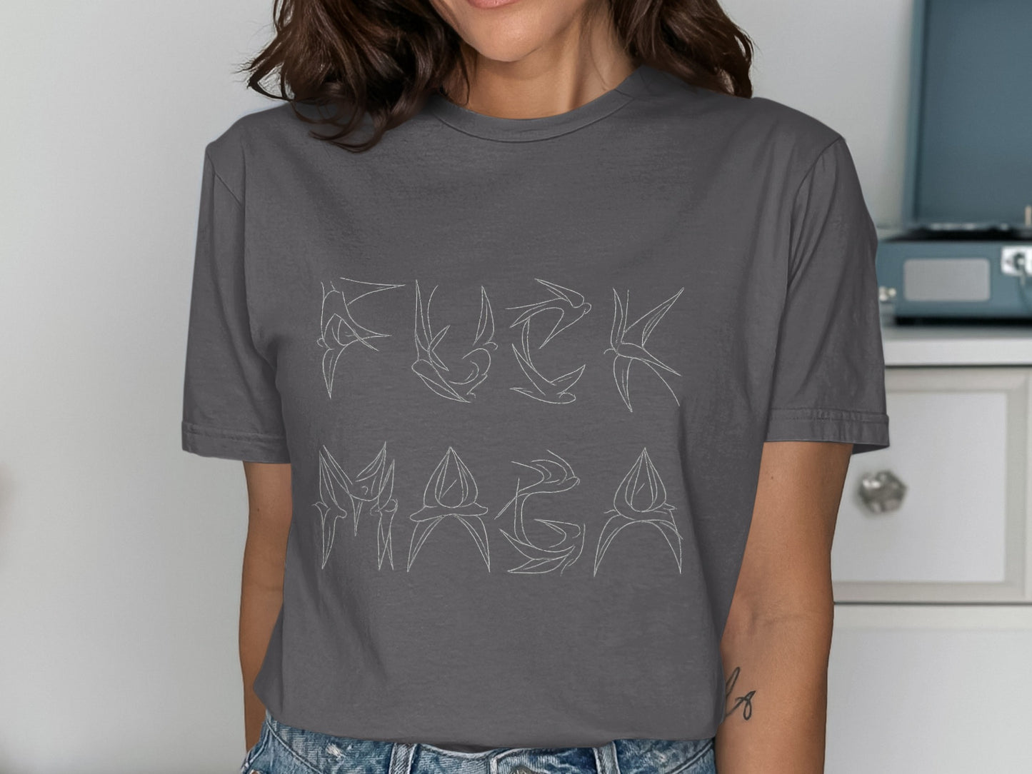 Bold Statement Graphic Casual Short Sleeve Shirt product
