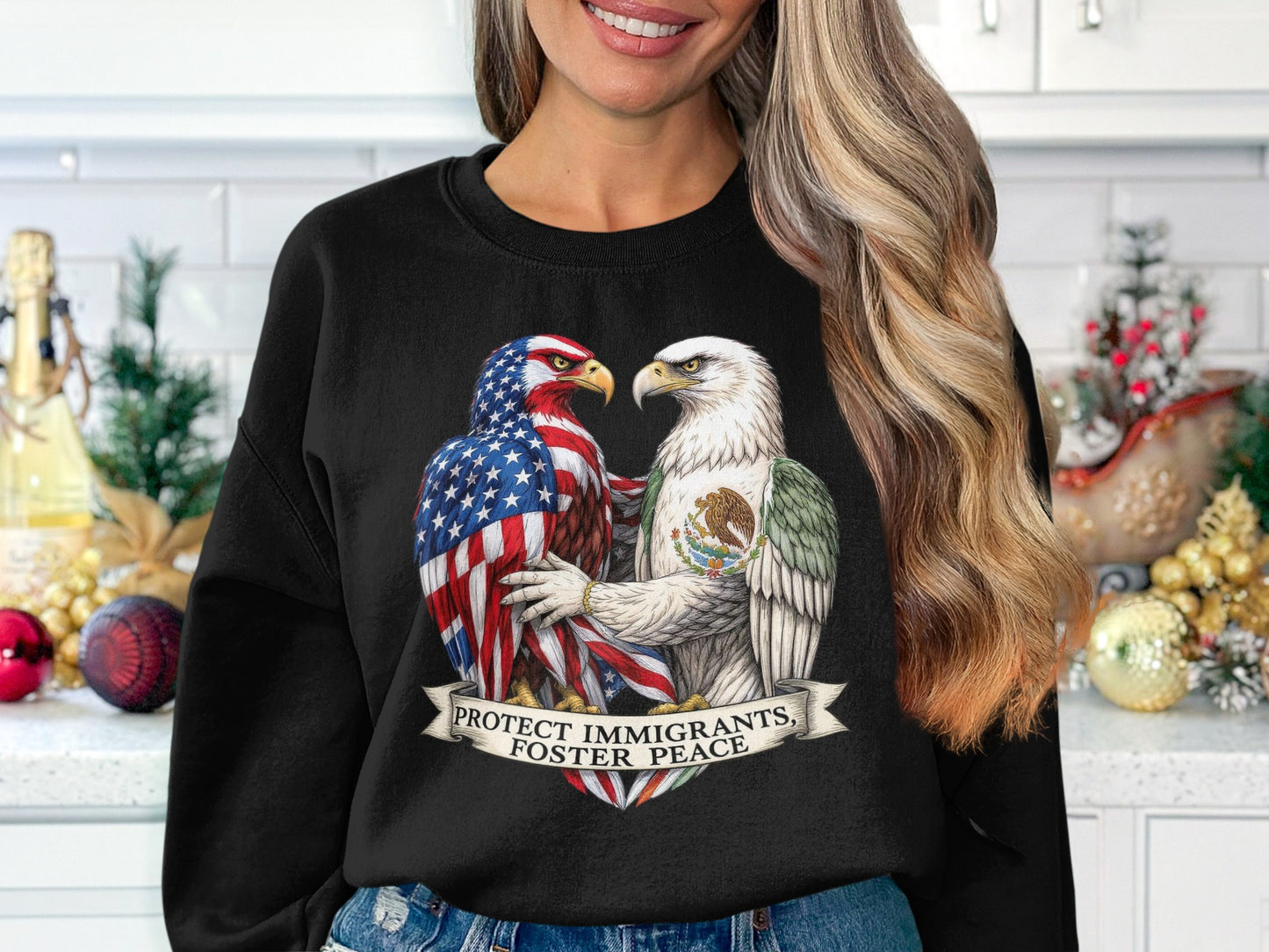 Protect Immigrants Foster Peace Sweatshirt product