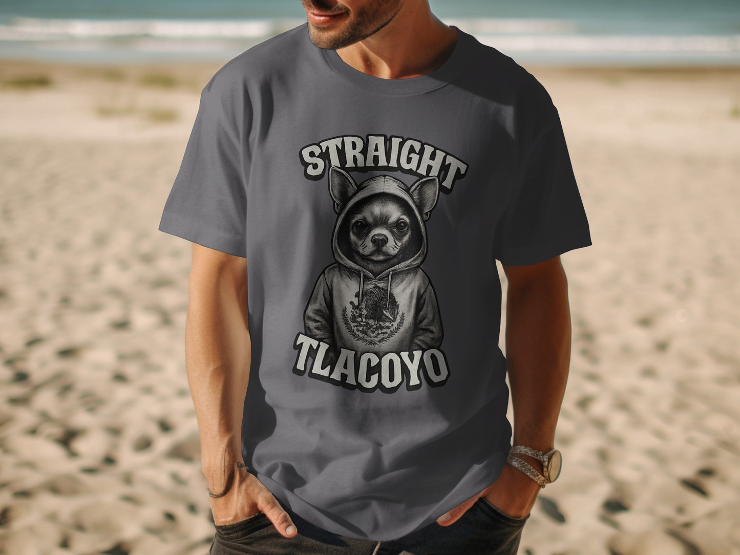 Straight Tlacoyo Graphic T-Shirt product