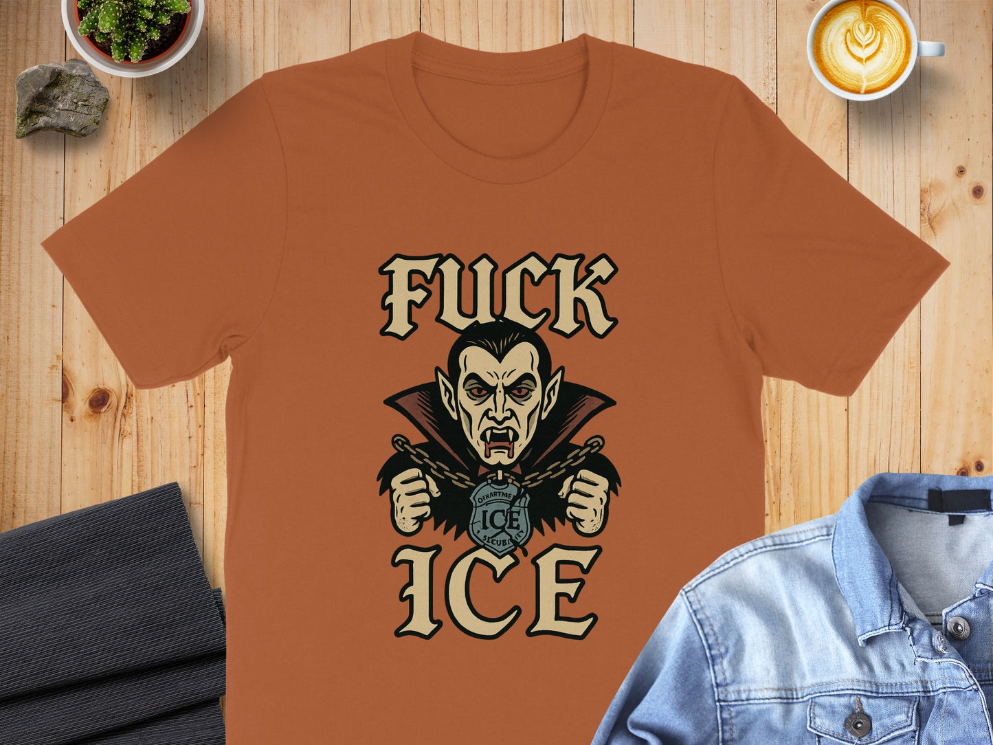 Funny Vampires F*ck ICE Graphic Shirt Product
