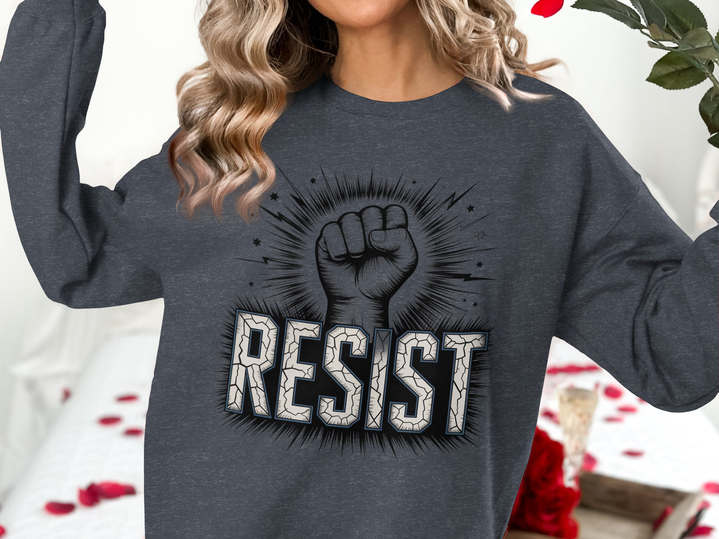 Resist Fist Unisex Long Sleeve Sweatshirt product