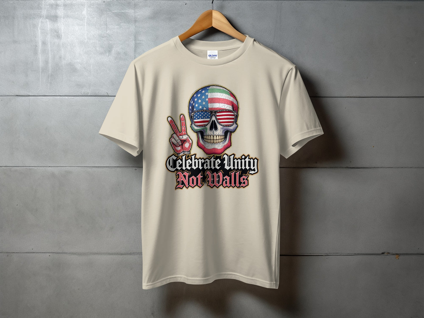 Celebrate Unity Not Walls Graphic T-shirt product