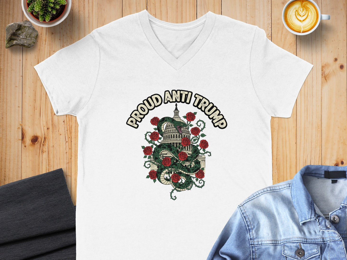 Proud Anti Trump Graphic Design T-shirt product