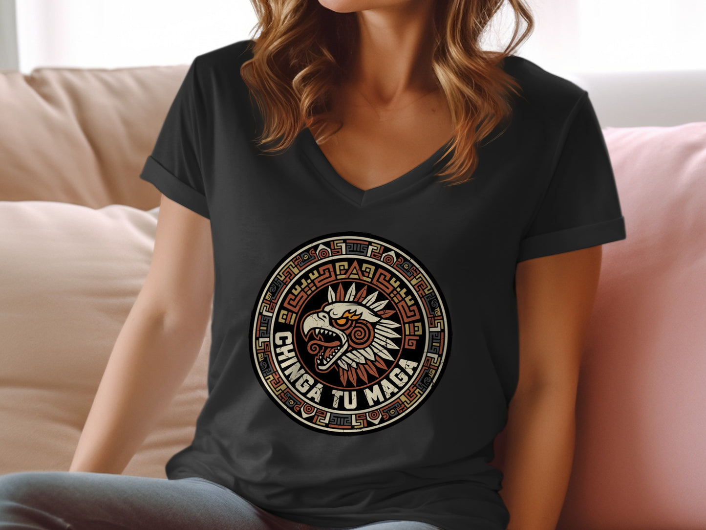 Chinga Tu Madre Eagle Design Graphic Tee product