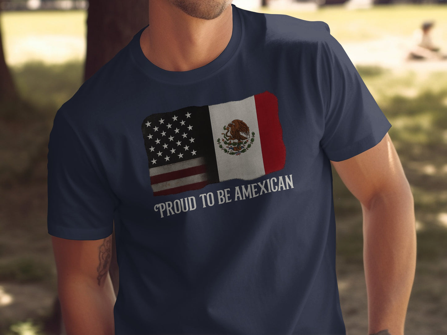 Proud to Be Amexican Flag Design T-Shirt product