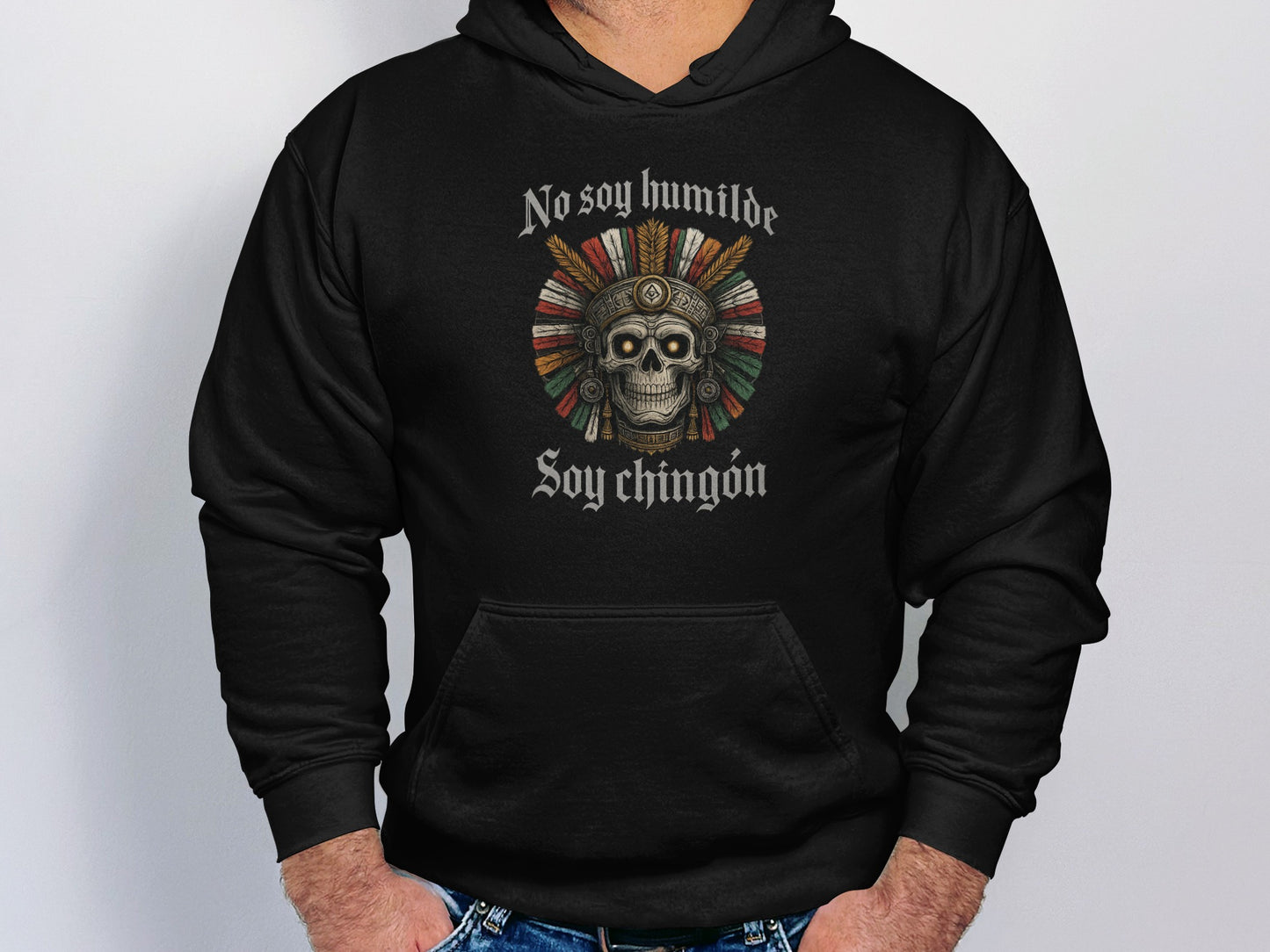 No soy humilde Soy chingón Skull Hoodie product