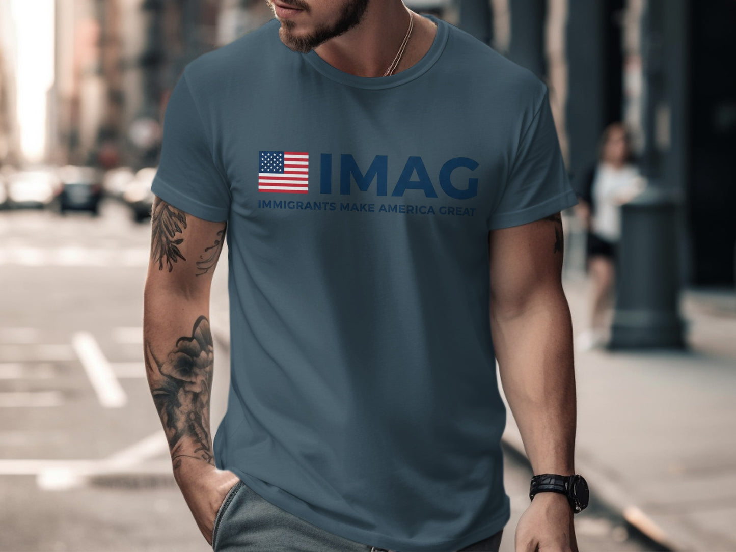 IMAG Immigrants Make America Great T-Shirt product