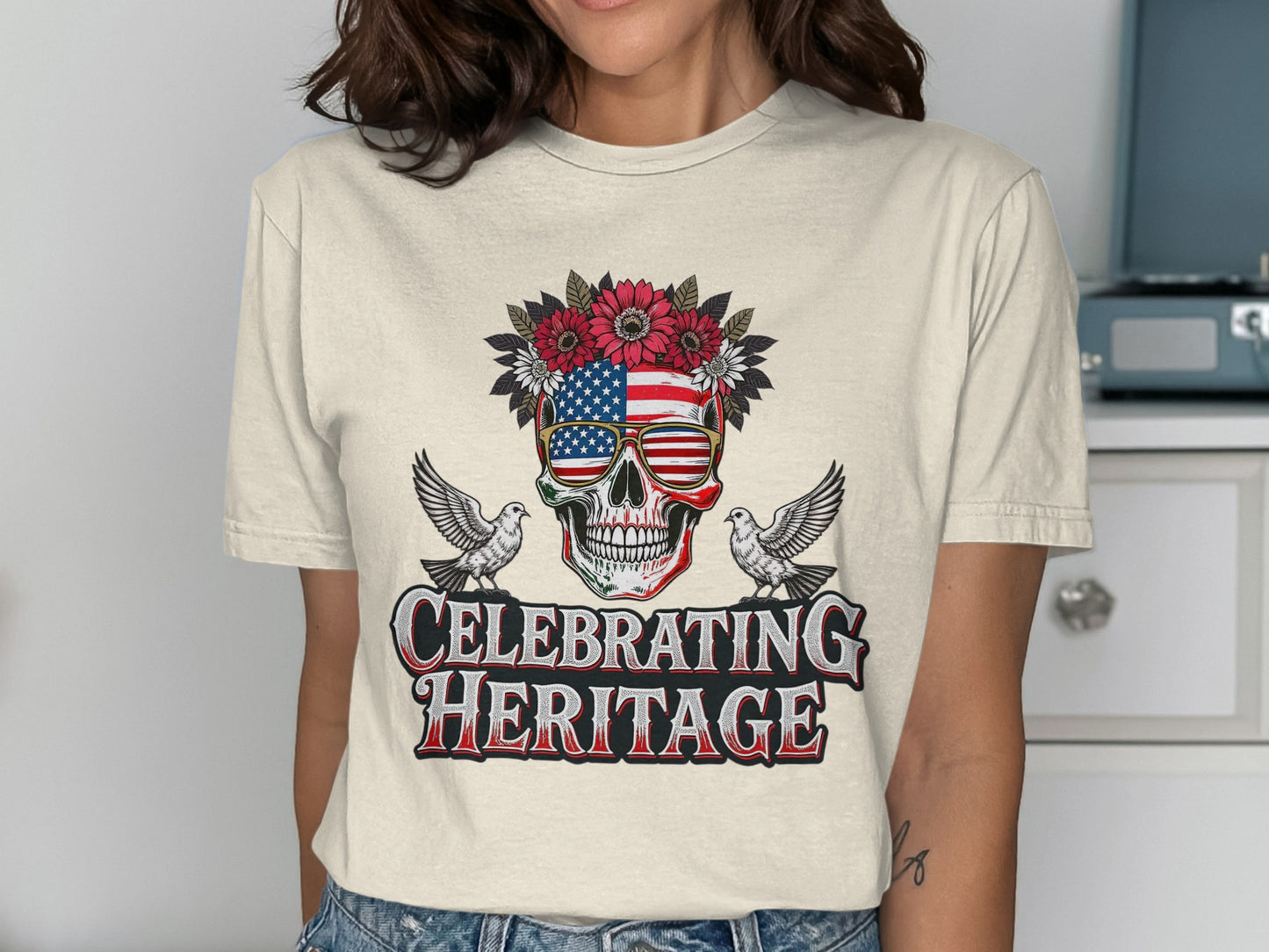 Celebrating Heritage Skull Graphic T-Shirt product