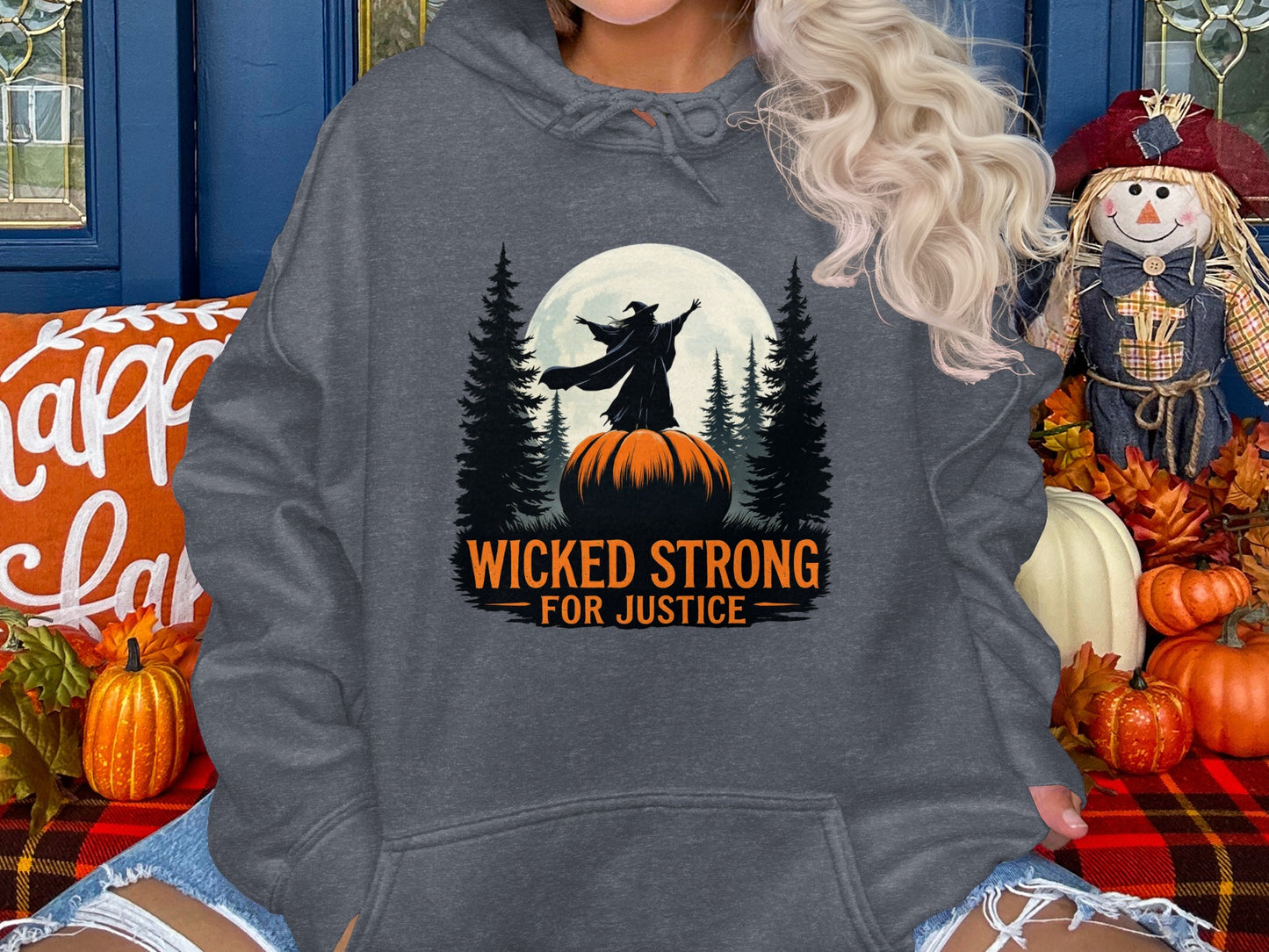 Wicked Strong for Justice Hoodie Product