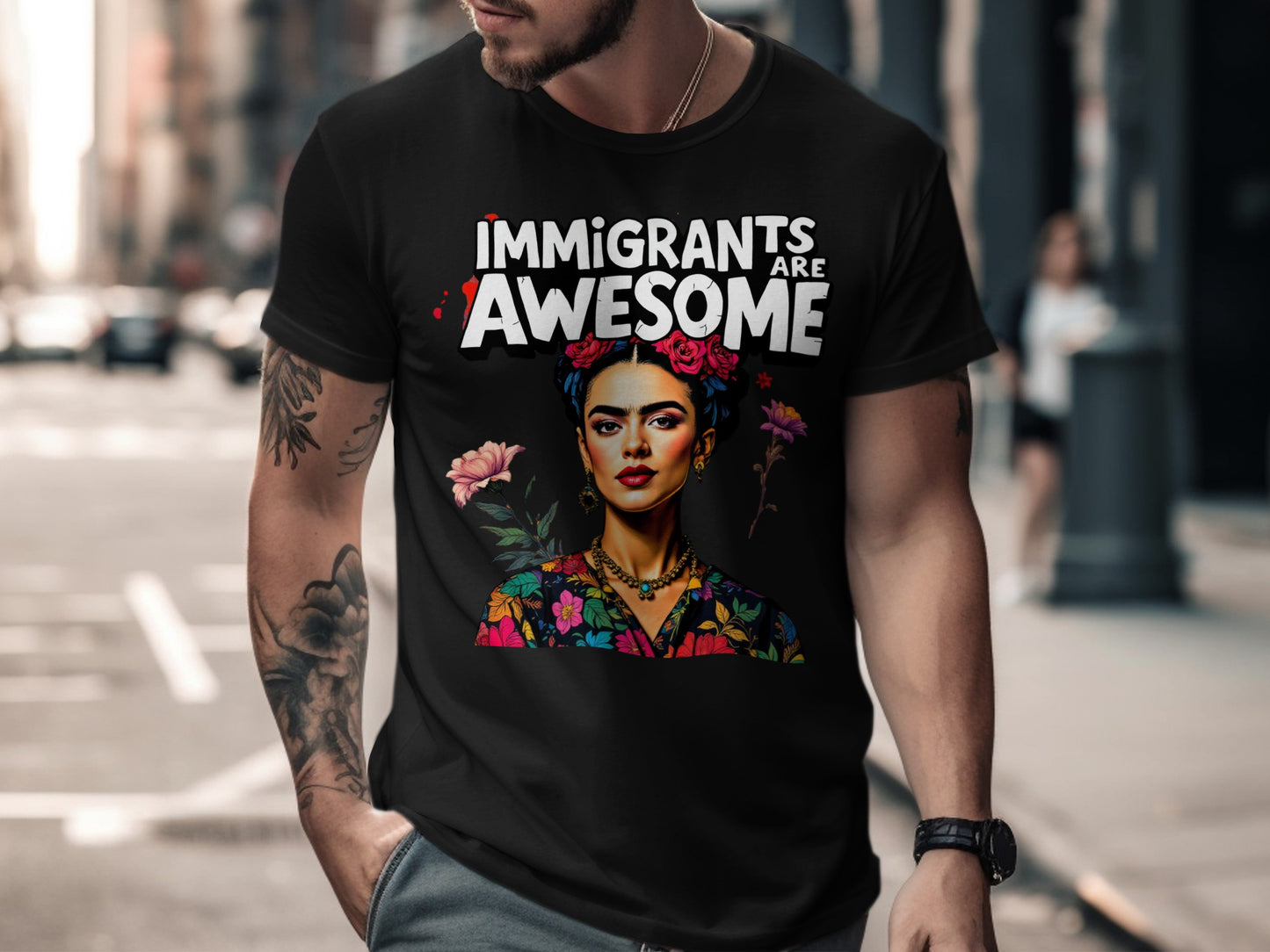 Immigrants Are Awesome Graphic T-shirt product type
