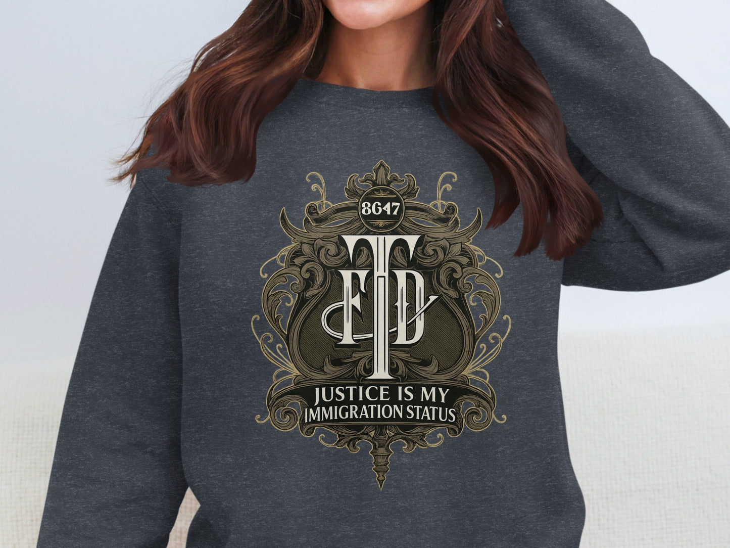 Justice Is My Immigration Status Sweatshirt product
