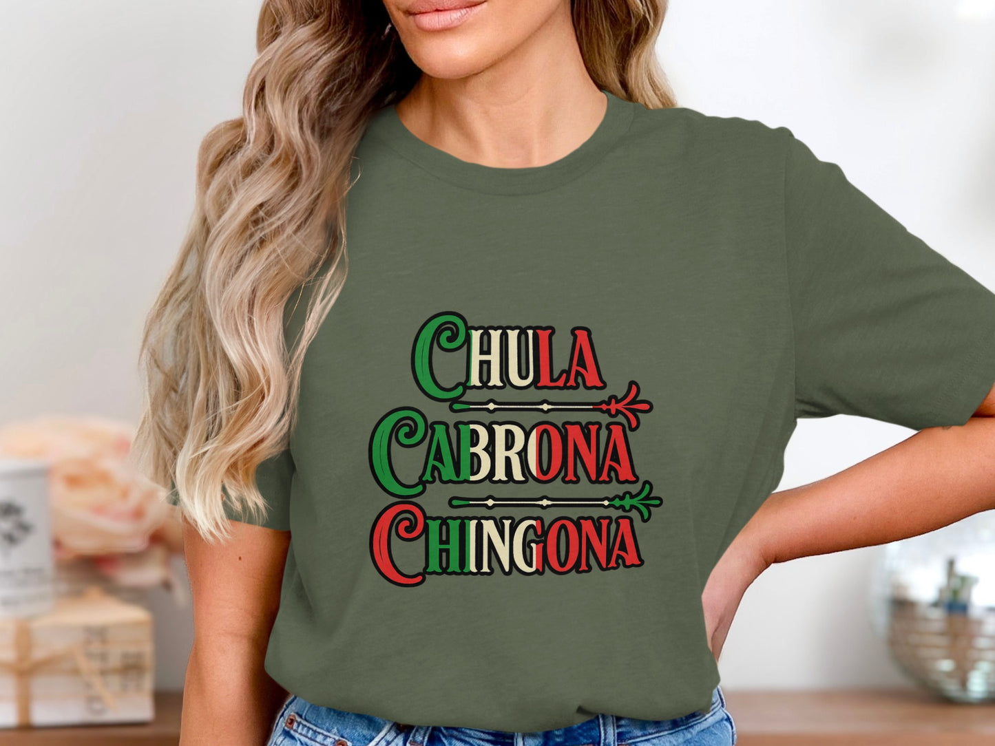 Chula Cabrona Chingona Graphic Tee shirt product type