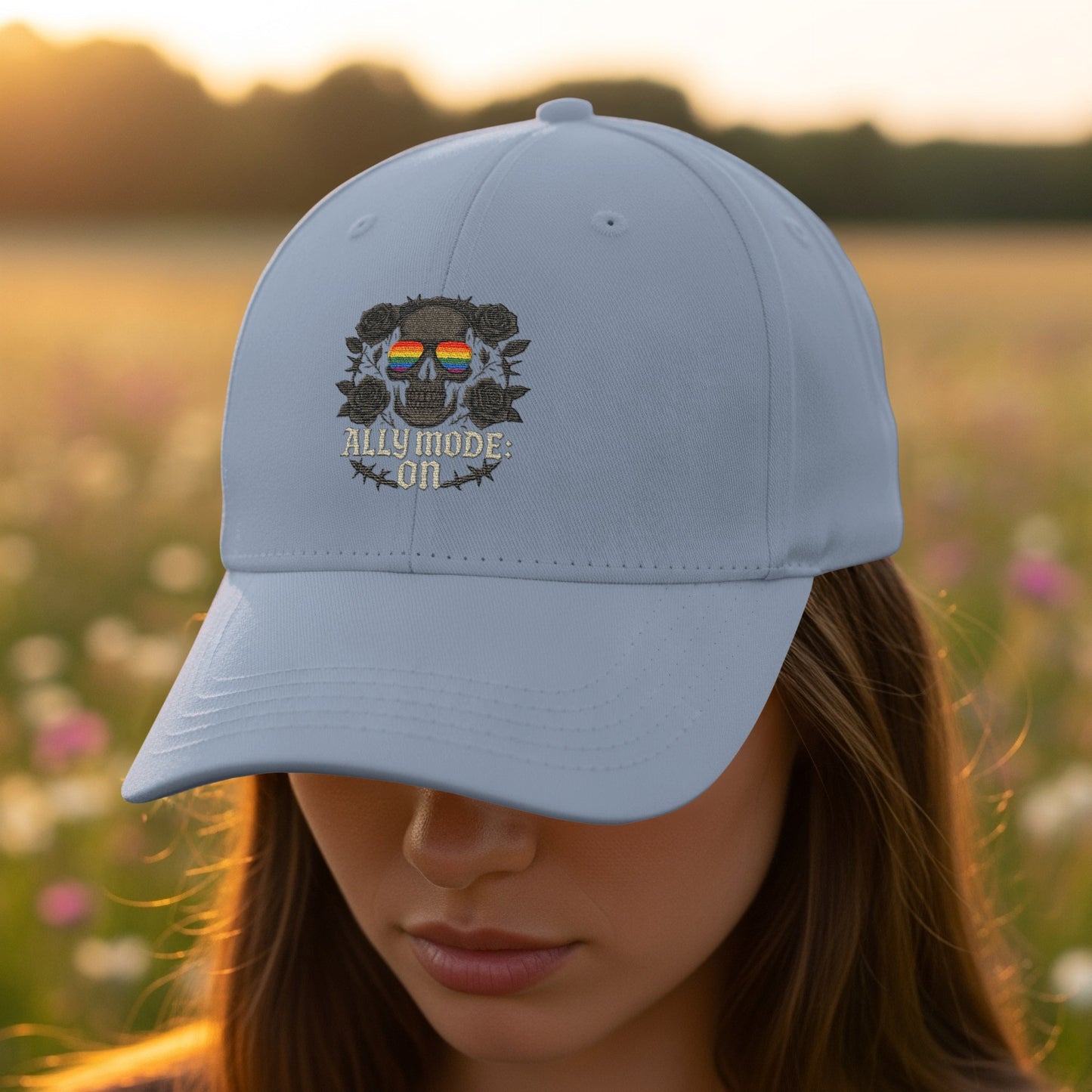 Ally Mode On Skull Designed Cap Hat product type