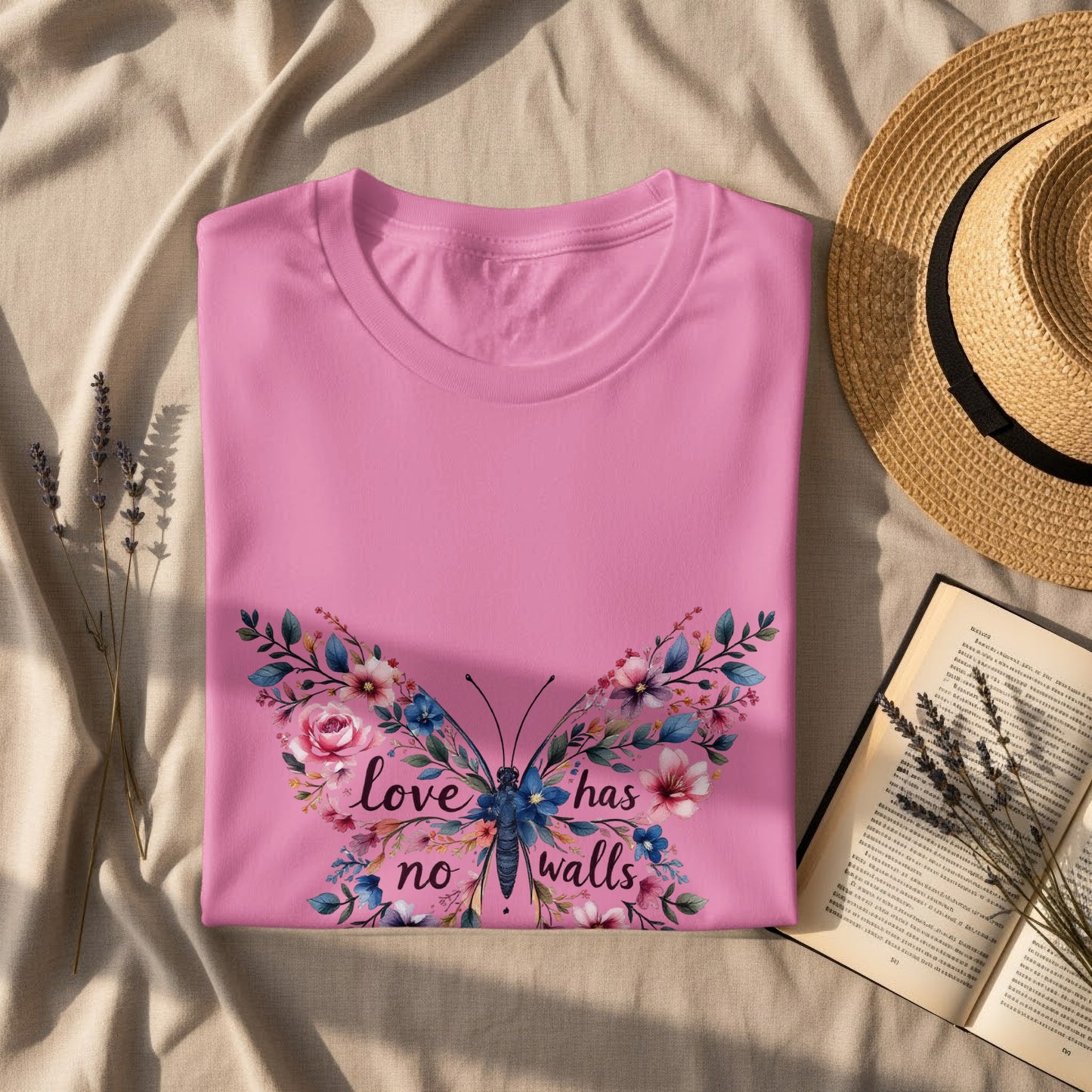 Love Has No Walls Butterfly Graphic Shirt product