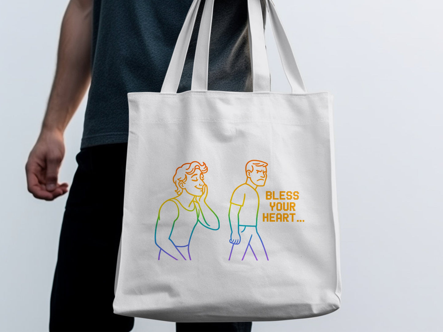 Bless Your Heart Graphic Tote Bag product