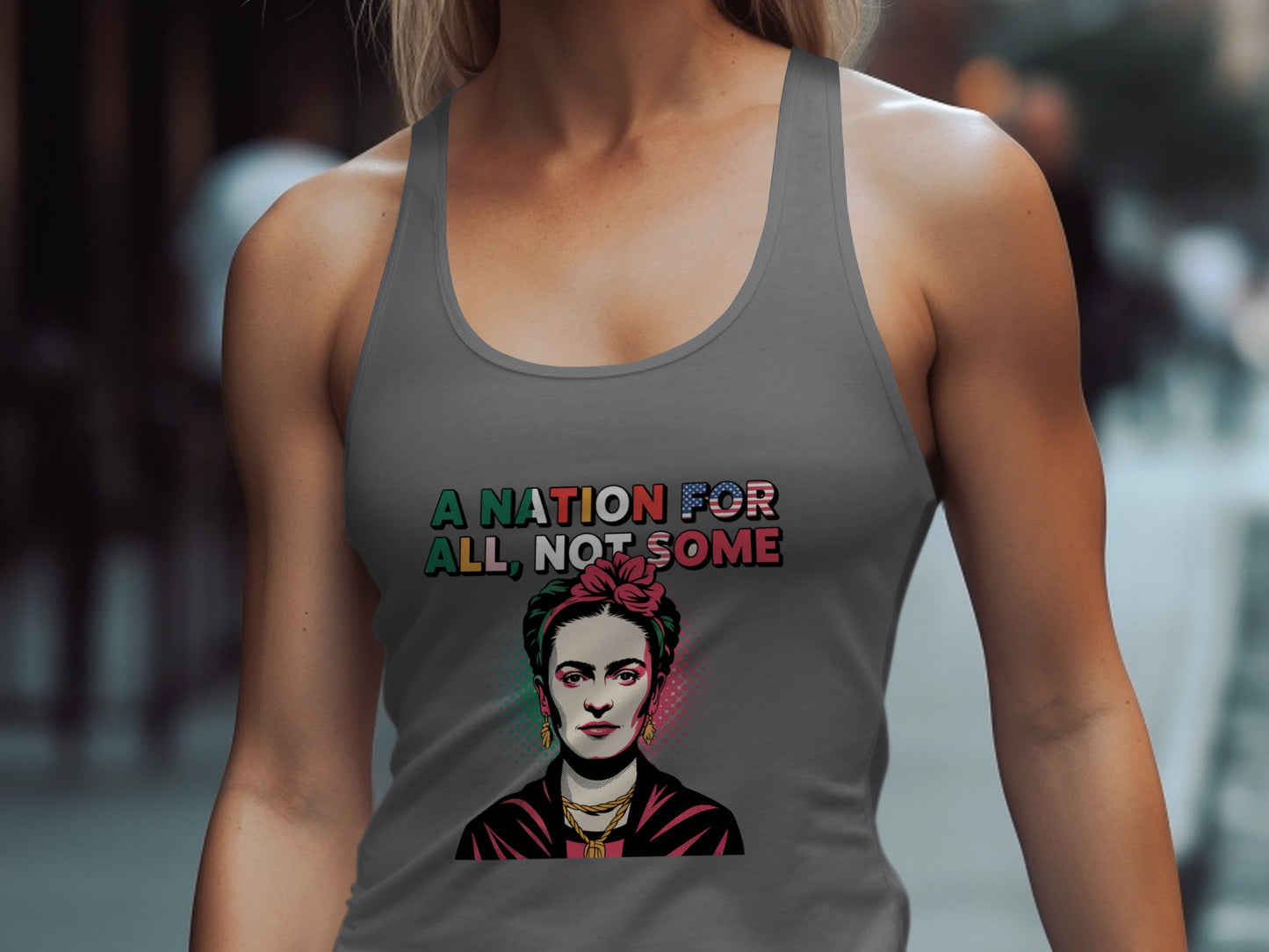 A Nation For All Not Some Graphic Tank Top product