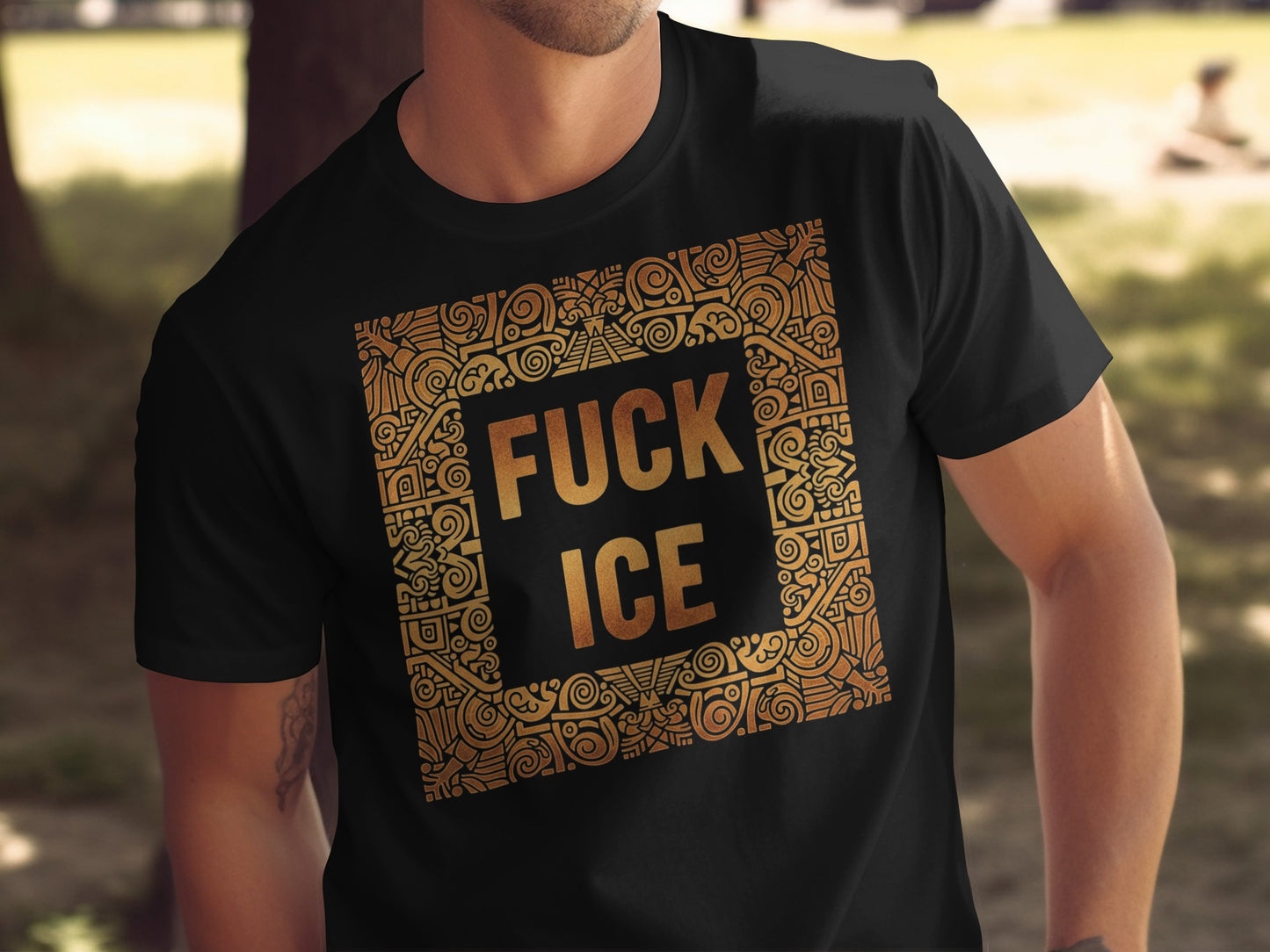 Bold Statement Fuck Ice Graphic T-Shirt product type