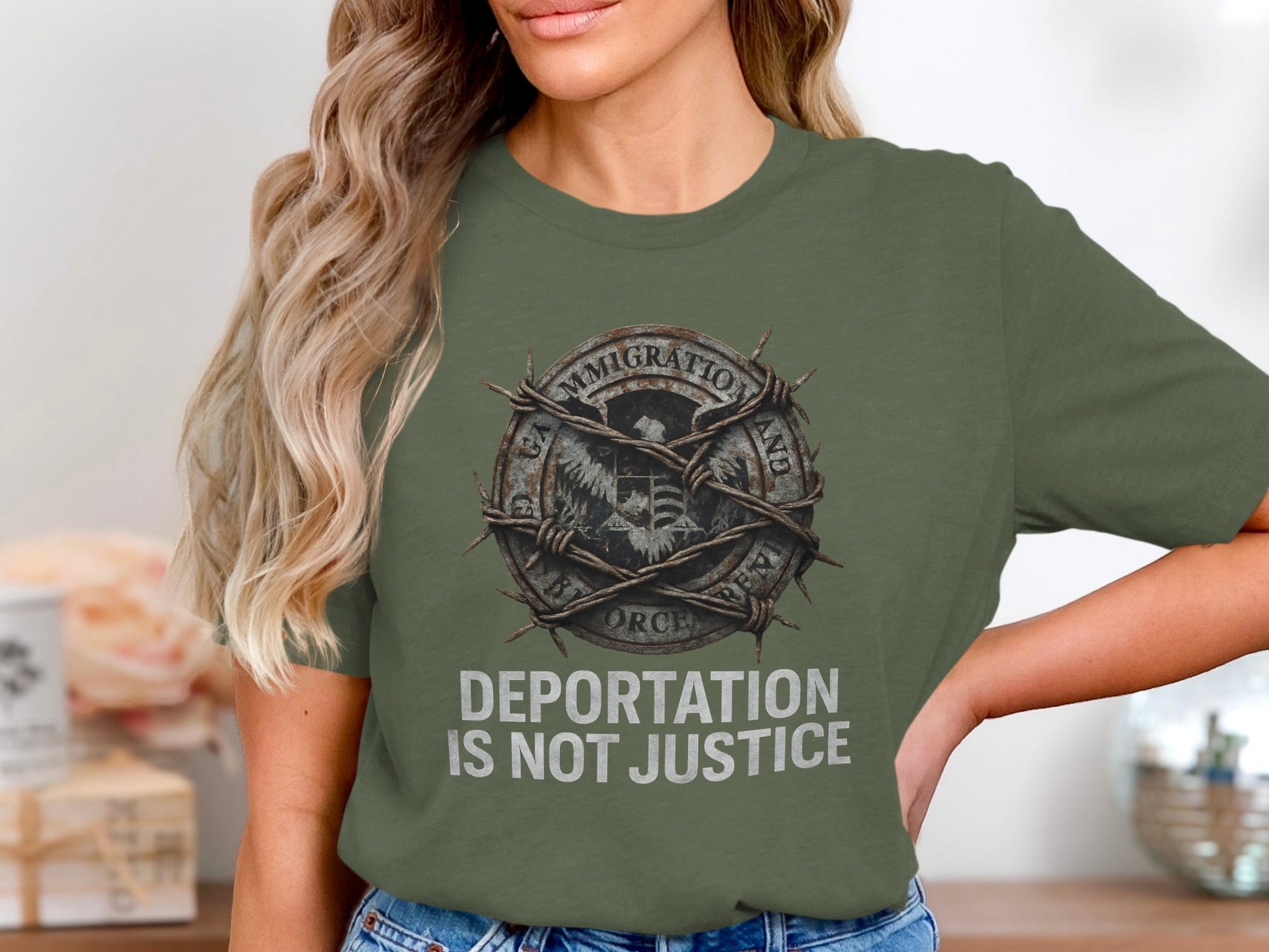 Deportation Is Not Justice Graphic T-Shirt product