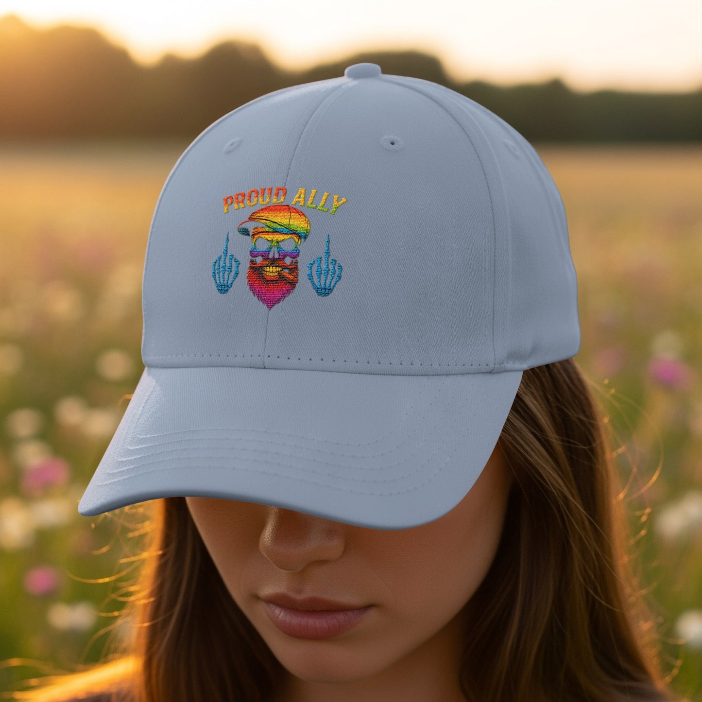Proud Ally Colorful Embroidered Hat for Ally product