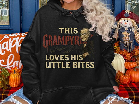 Grampyr Loves His Little Bites Halloween Hoodie product type